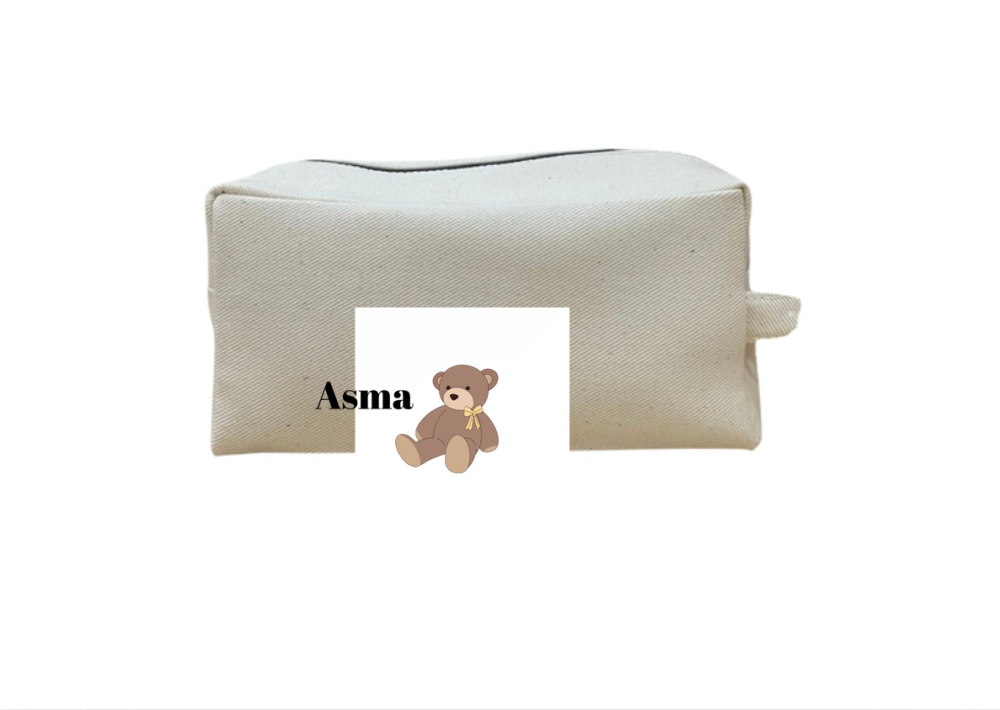 Canvas Zipper Pouch – by Style by Asma