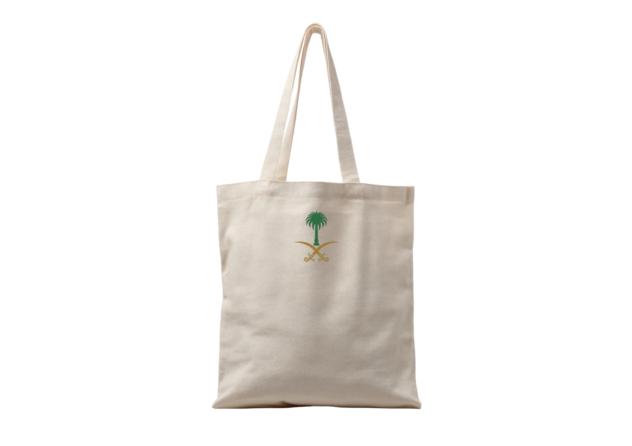 Saudi Emblem Canvas Tote 🇸🇦 ( Embroidery  تطريز 🪡 )