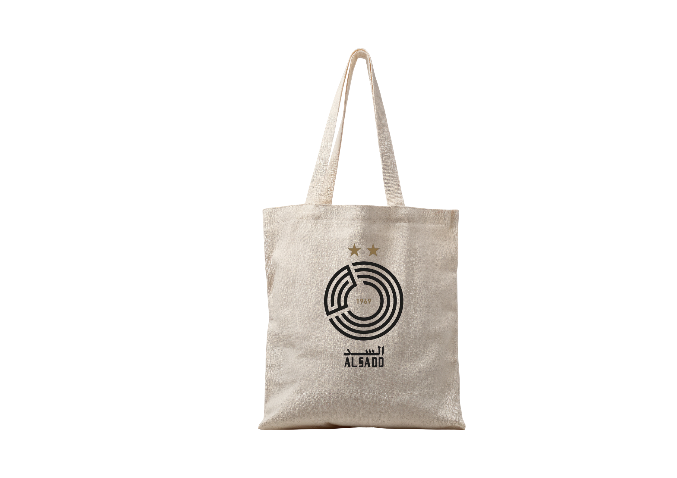 Al Sadd Canvas  tote 🖤  | Embroidery تطريز 🪡 |