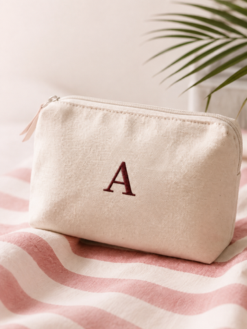 Makeup Bag Embroidery Cart Booking