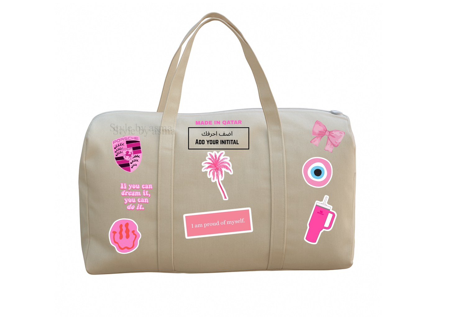 The pink Duffle Bag