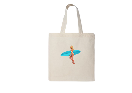 Born to Surf – Summer Tote Bag 🏄♀️🌊