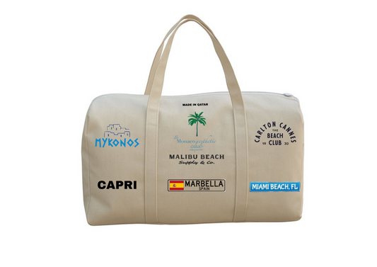 Pearl Dunes – Embroidered Duffle 2025 🧵👜 🛍️
