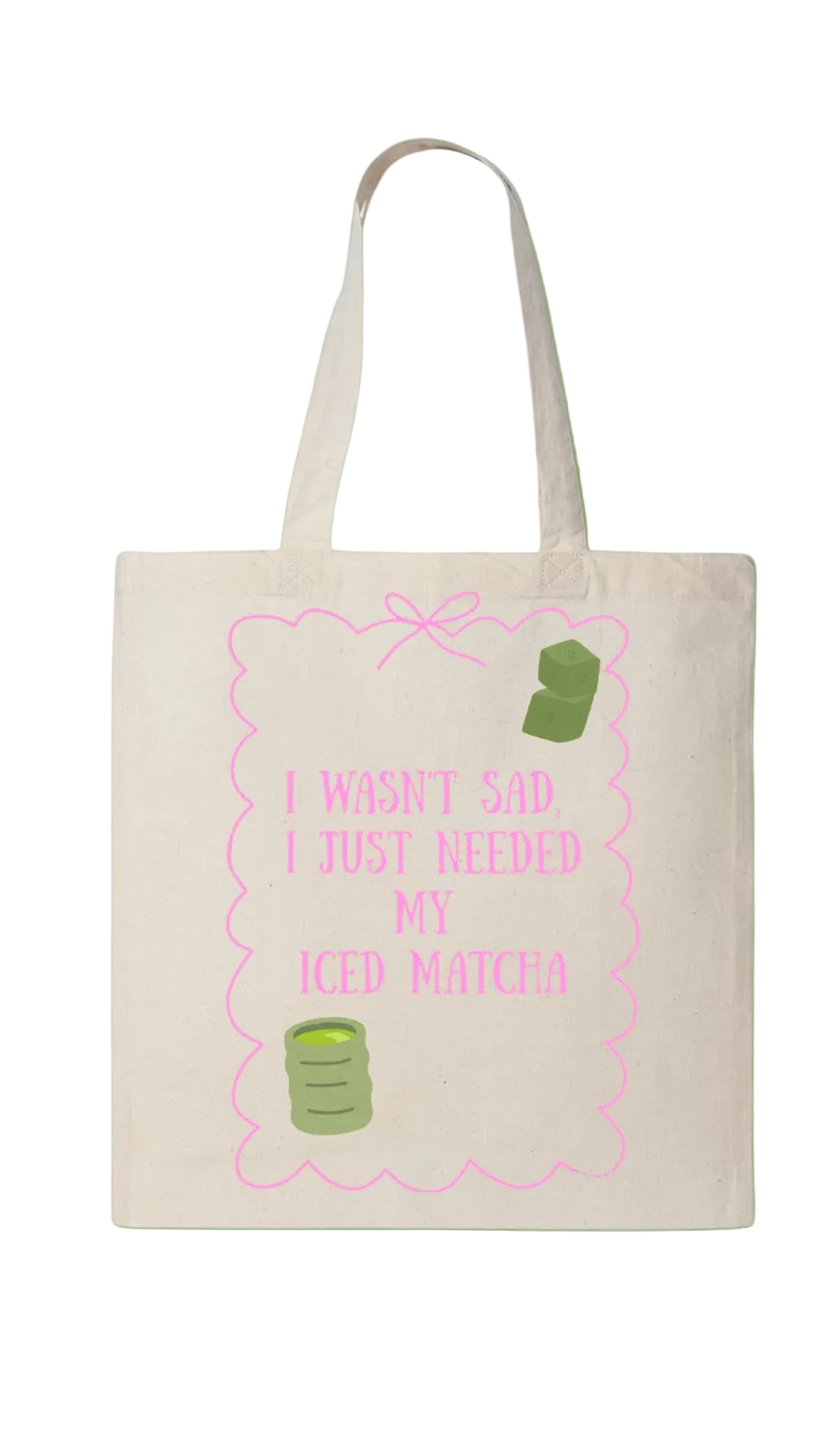 MATCHA 🍵 TOTE BAG ✨🌱