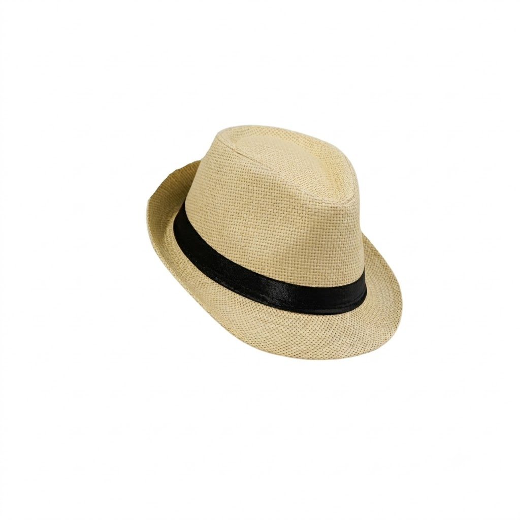 Straw Fedora Hat